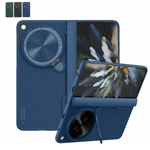 For OnePlus Open Frosted Hinge Protection Rugged Case + Camera Protection Stand - Picture 1 of 14