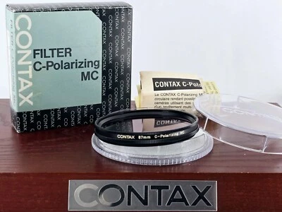 🌸[MINT] Contax 67mm C-Polarizing MC Filter w/Case Box From JAPAN - Image 1 of 4