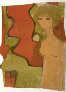 HELENA von TROYA - Andre Minaux - ORIGINAL lithographie - Picture 1 of 1