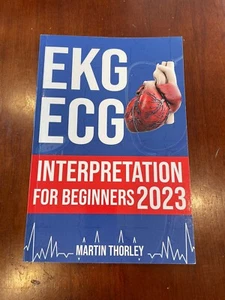 EKG ECG Interpretation For Beginners 2023 Step by Step Guide Exam Prep Pre-owned - Picture 1 of 4