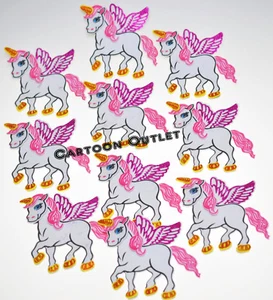 10 Unicorn Foam DECORATION FAVORS RECUERDOS FANTASY FAIRY BIRTHDAY Party 4.5" - Picture 1 of 6
