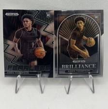 2023-24 Panini Prizm Draft Picks Fearless #11 Amen Thompson And Brilliance RC