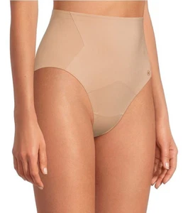 NEW! $39 HONEYLOVE CROSSOVER SHAPING BRIEFS SAND SZ M - Picture 1 of 2