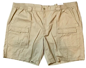 St Johns Bay Hiking Shorts Size W56 x 10 British Khaki NWT $50 - Picture 1 of 8