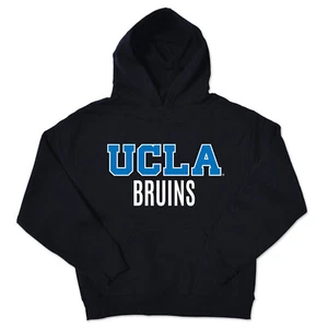 UCLA Bruins Boys 50/50 Fleece Pullover Hoodie Black - Picture 1 of 7