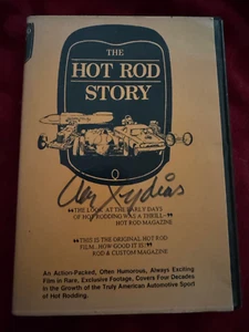 RARE SIGNED AUTOGRAPH THE HOT ROD STORY ALEX XYDIAS DVD - Picture 1 of 4