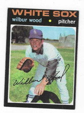 1971 TOPPS WILBUR WOOD #436 CHICAGO WHITE SOX