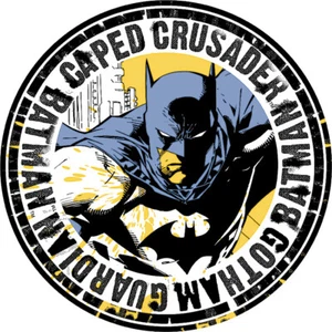 Gotham Guardian weiß schwarz & blau nostalgisches Blechschild Wanddeko 2338 - Bild 1 von 1