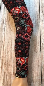 NAVAJO Aztec BOHO Design NWT Leggings One Size OS Sz 0 - 10 BUTTERY SOFT New! - Picture 1 of 3