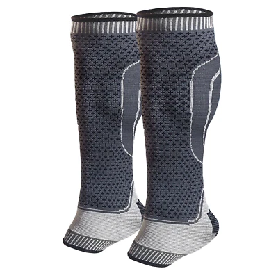 Manga de compresión de pantorrilla tobillera soporte para piernas calcetines pie fascitis alivio del dolor Foto 1 de 4