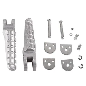 Silver Rear Passenger footrest Foot Pegs For Ducati Monster 696 796 2009-2014 - Picture 1 of 6