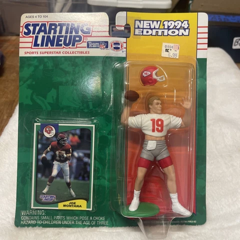 Vintage 1994 Joe Montana Starting Lineup Collectible Figurine-NFL-Chiefs-Kenner Cover