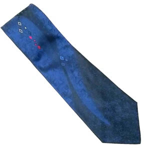 Corbata De Colección Towncraft Retro Columpio Azul Geométrica Años 40 50 Rockabilly EE. UU. - Imagen 1 de 7