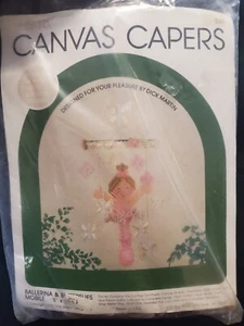 Leisure Arts Canvas Capers Ballerina & Butterflies Mobile Kit Vintage...