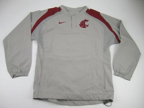 Mens Small Washington State Cougars Nike gray light windbreaker jacket pullover Cover