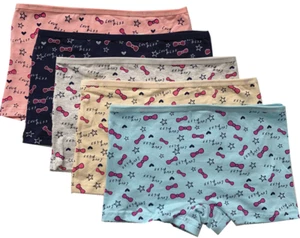 5 Womens Boyshorts Panties Briefs Cotton Hipster Bikini Underwear (#F296) - Picture 1 of 6