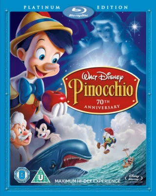 Pinocchio (Disney) Blu-ray (2009) Ben Sharpsteen, Luske (DIR) cert U 2 discs - Image 1 of 2