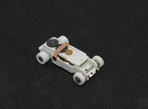 Auto World T-Jet White iWheels Ultra G HO Scale Slotcar Chassis - Bild 1 von 4
