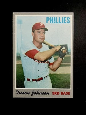 1970 Topps Baseball #125 Deron Johnson (Phillies) NM - Image 1 of 2