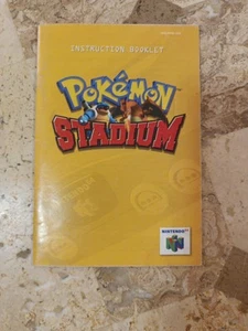 *NICE Manual Instruction Book POKEMON STADIUM ✨Nintendo 64 N64➡️ SEE DISCOUNT - Picture 1 of 4