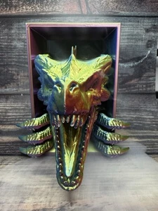 Dragon Book Nook Insert – Fantasy Bookshelf Decor DnD Gift Handmade Display - Picture 1 of 10