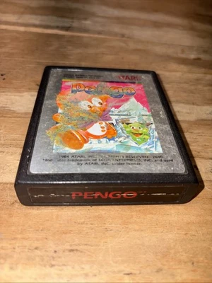 Pengo (Atari 2600, 1984) - Authentic Cart Only - TESTED - Image 1 of 4