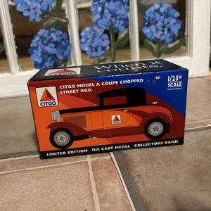 Specast Citgo Model A Ford Chopped Top Coupe Street Rod 1/25 Bank - Picture 1 of 3