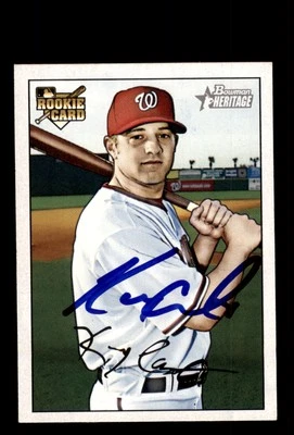Signed Baseball Card Auto 2007 Bowman Heritage #203 Kory Casto Nationals - Image 1 of 2