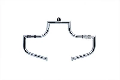 Barra de motor delantera cromada para Harley Davidson Foto 1 de 2