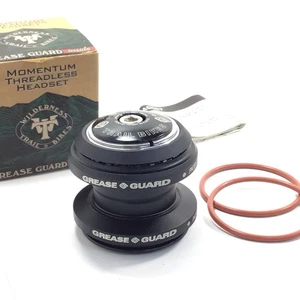 Auriculares con protección de grasa WTB Momentum 1-1/8" sin rosca Ahread negros NOS de colección MTB - Imagen 1 de 7