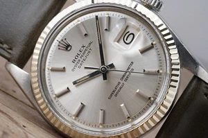 Serviced Vintage ROLEX DateJust 1601 Silver Dial 36mm cal.1570 c1972 #1438 - Picture 1 of 19