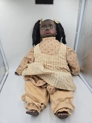 Vintage African American Doll Name Mae 29/500 Arnett's Country Store Foto 1 de 4