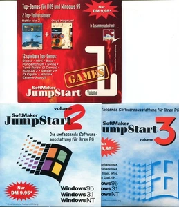 Softmaker JumpStart Vol. 1-3 Games, Software uvm. für DOS, Windows 95; 3.1; NT - Bild 1 von 4