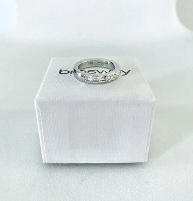 BROSWAY ANELLO DONNA ARGENTO E SWAROVSKI COLLEZIONE TRING - Immagine 1 di 2