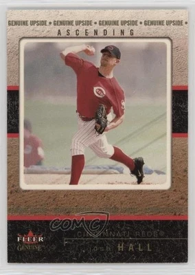 2003 Fleer Genuine Upside Reflection Ascending /127 Josh Hall #127 Rookie RC - Image 1 of 2