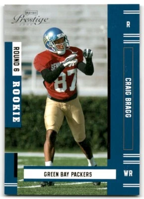 2005 Playoff Prestige Craig Bragg #193 RC Green Bay Packers - Image 1 of 2