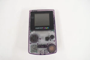 Gameboy Color Konsole Transparent Lila 29 - Bild 1 von 12
