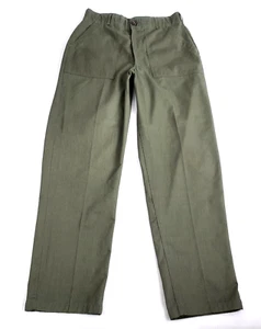 Pantaloni vintage OG-507 pantaloni utilità militare uomo 34x33 atto 32x32 stampa durevole - Foto 1 di 17