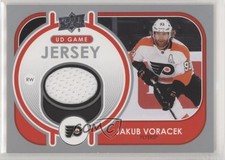 2021-22 Upper Deck Series 1 UD Game Jersey Jakub Voracek #GJ-JV