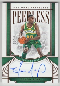 2023-24 Panini National Treasures Shawn Kemp Peerless Signatures Bronze Auto /25 - Picture 1 of 2