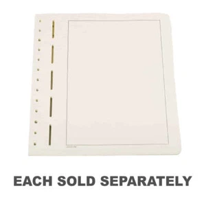 Brand New High Quality Blank Album Page with Country Inscription Pack of 12 - Picture 1 of 25