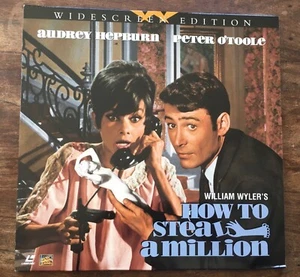 AUDREY HEPBURN PETER O'TOOLE How To Steal A Million - Laserdisc Widescreen - Picture 1 of 3