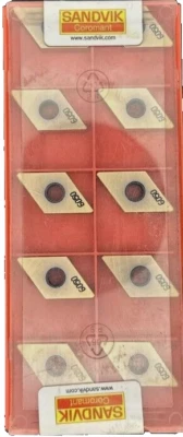SANDVIK TURNING INSERTS DNGA150608S01525 6050 DNGA442S0625 6050 NEW 10 pcs. - Image 1 of 4
