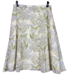 SK09042- JONES WEAR Women's Polyester Flared Skirt Floral Multicolor Size 10P - Picture 1 of 8