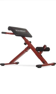 Stamina X Ejercicio de fuerza ajustable para abdominales, espalda y núcleo, banco de hiperextensión Foto 1 de 4