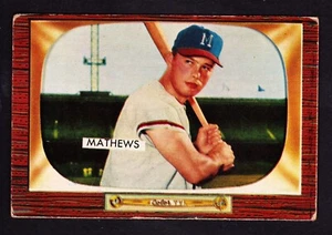 1955 BOWMAN #103 EDDIE MATHEWS BRAVES - Picture 1 of 2
