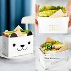 Cuttable Toast Packaging Paper Card Korean Toast Box Durable Paper Box