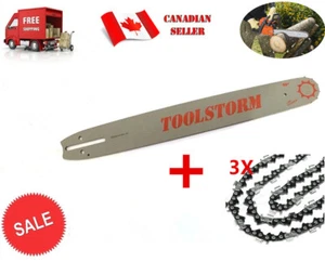 NEW CHAINSAW BAR AND CHAIN (3X) FOR STIHL 20" 3/8" 0.063" 72 DL SPROCKET NOSE - Bild 1 von 5
