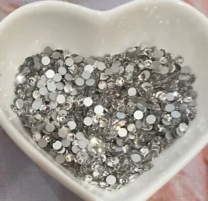 CRYSTAL CLEAR 3mm 12ss IHC STELLAR Austrian A293 Flatback Rhinestones 144 ss12 - Picture 1 of 5