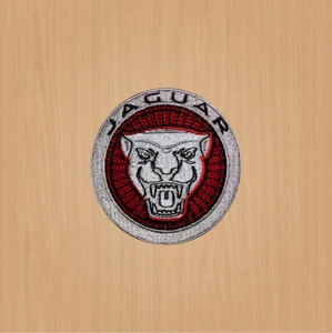 embroidery patch, Iron on patch, sew on patch, Round Red car patch, car patch - Bild 1 von 1